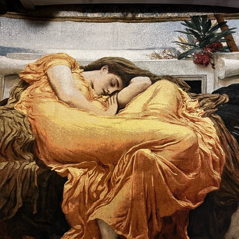 Tapestry Wall Art Sleeping Woman
